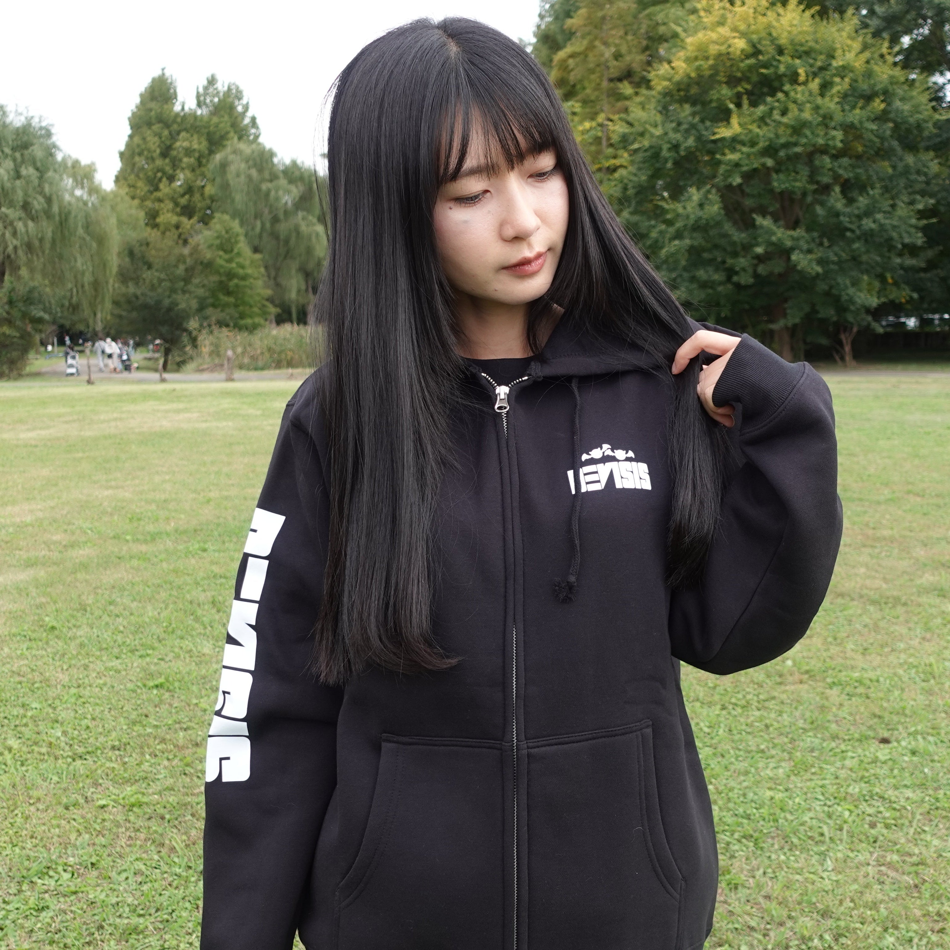 【限定100枚】DEVISIS パーカーZ（黒/白）※※黒完売※※