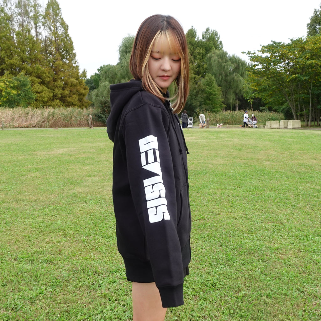 【限定100枚】DEVISIS パーカー7（黒/白）