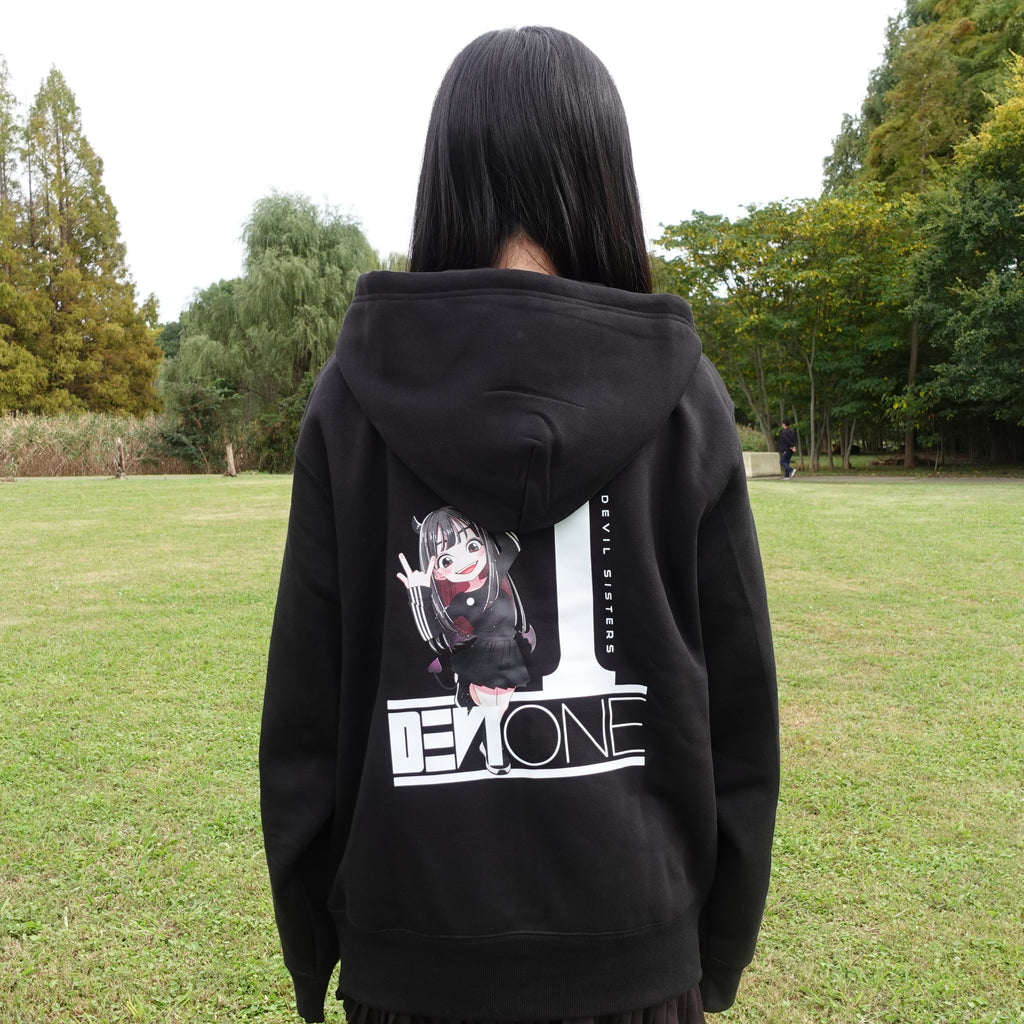 【限定100枚】DEVIONE パーカー（黒/白）