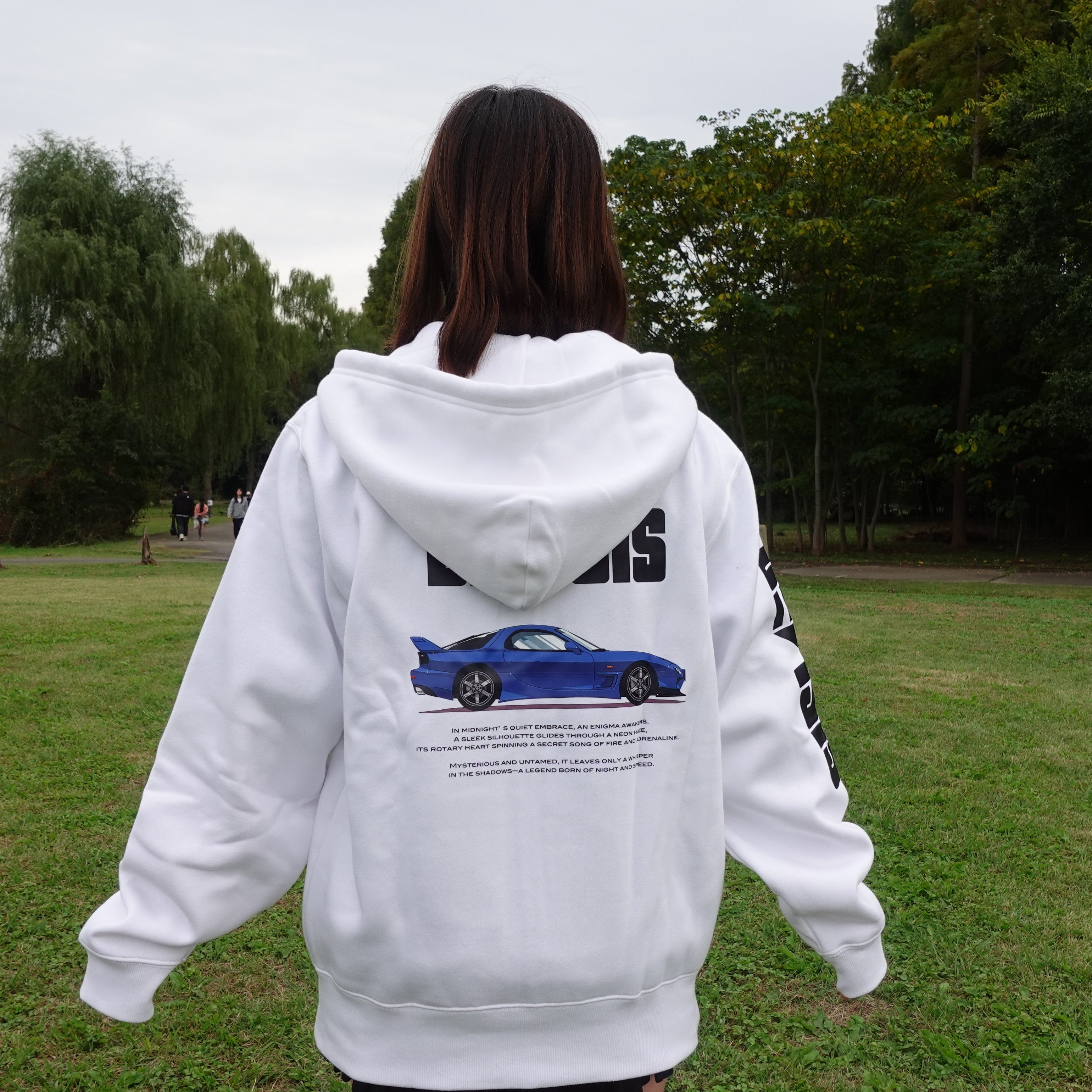 【限定100枚】DEVISIS パーカー7（黒/白）