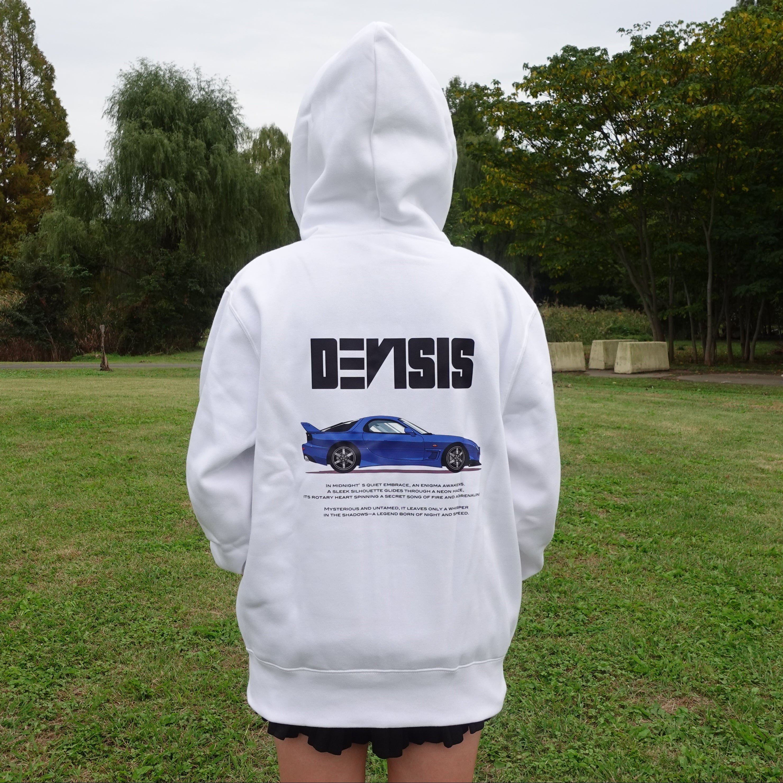 【限定100枚】DEVISIS パーカー7（黒/白）